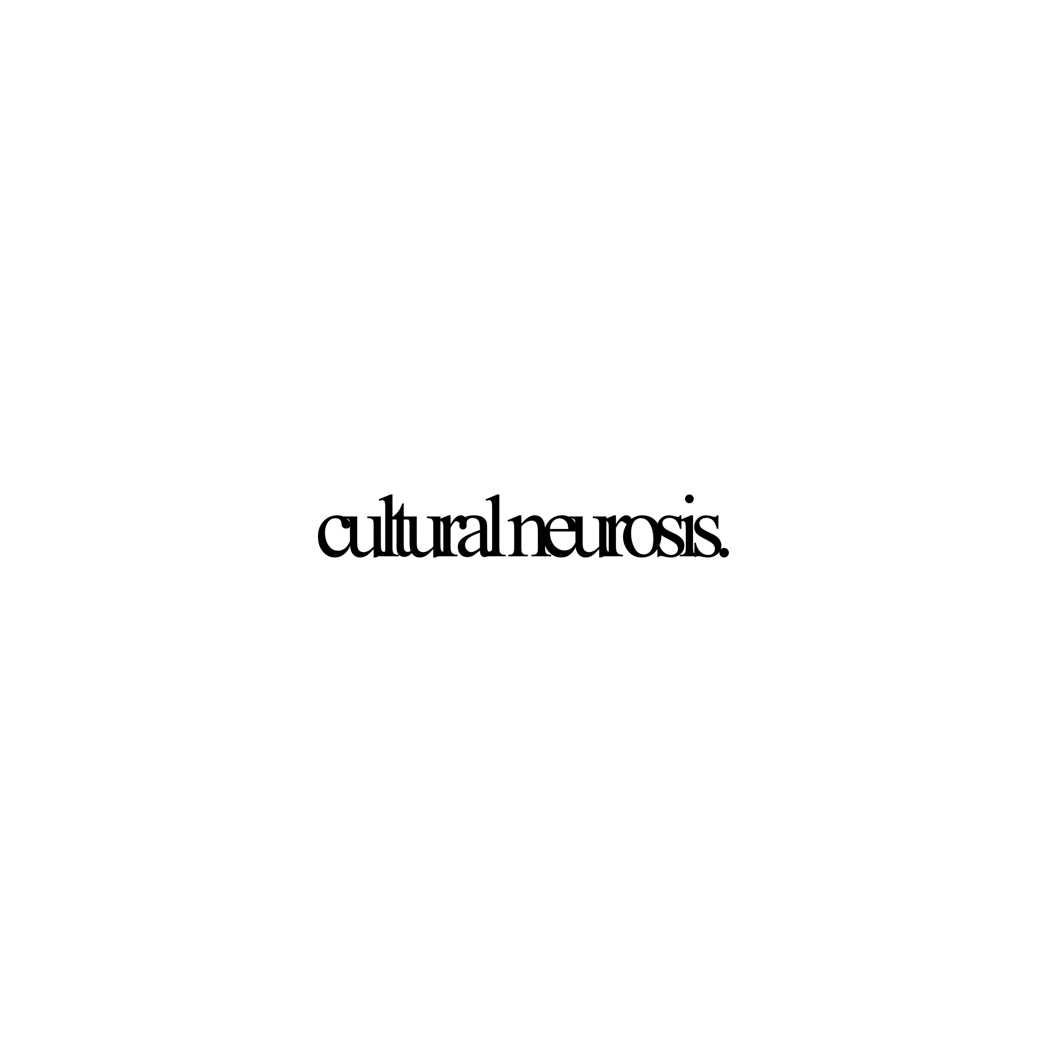 cultural neurosis. banner